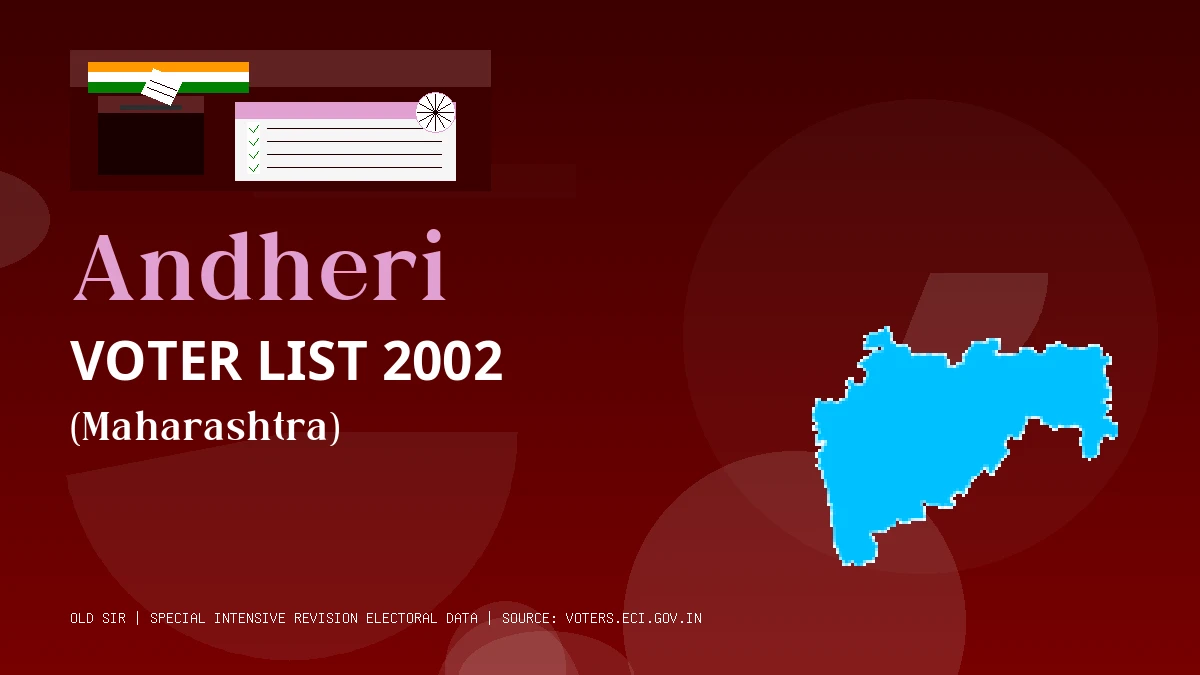 Andheri Voter List 2002 PDF Download Maharashtra