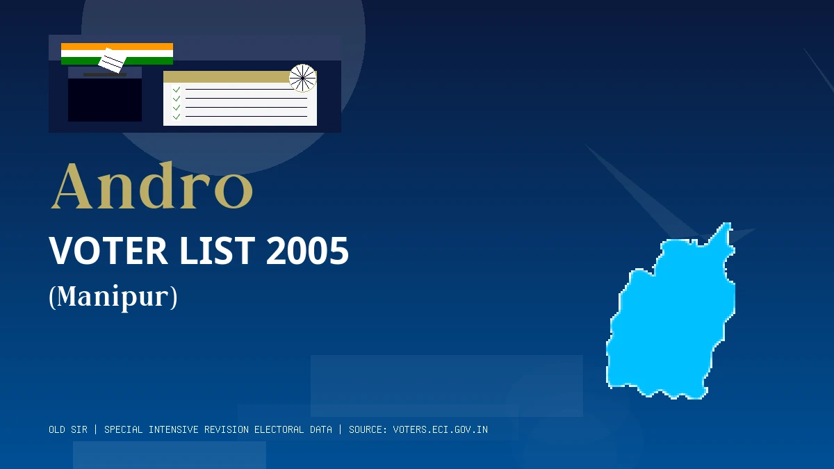 Andro Voter List 2005 PDF Download Manipur