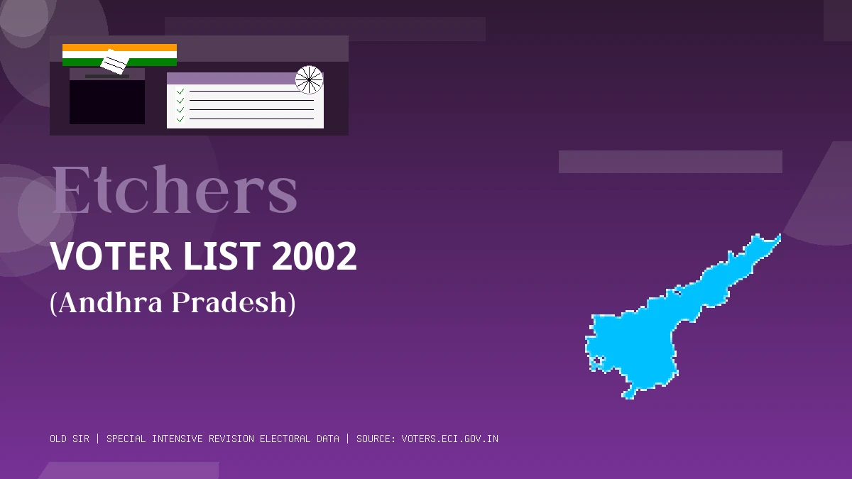Etchers Voter List 2002 PDF Download Andhra Pradesh
