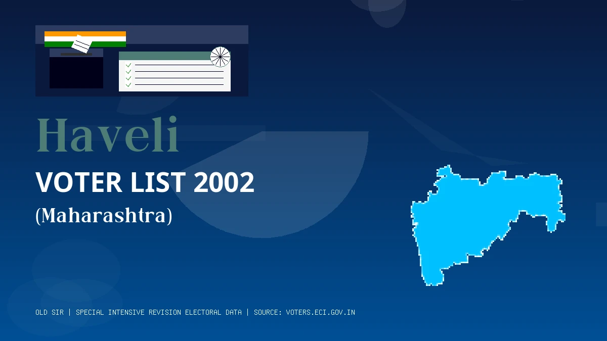 Haveli Voter List 2002 PDF Download Maharashtra