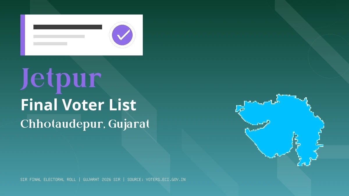 Jetpur Final Voter List Gujarat