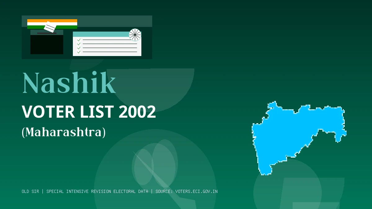 Nashik Voter List 2002 PDF Download Maharashtra
