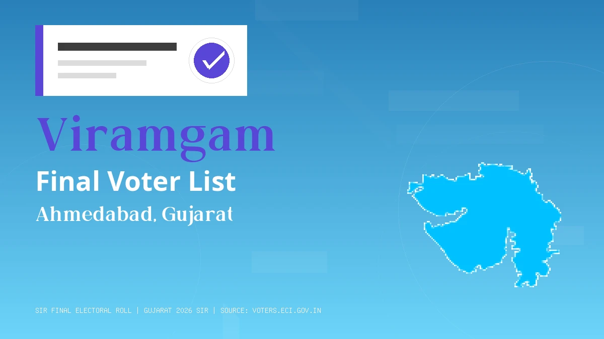 Viramgam Final Voter List Gujarat