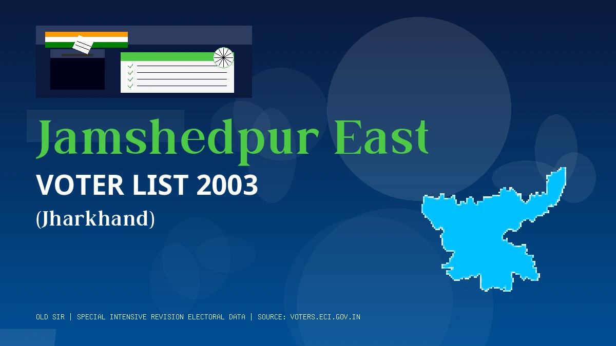 Jamshedpur East (East Singhbhum)