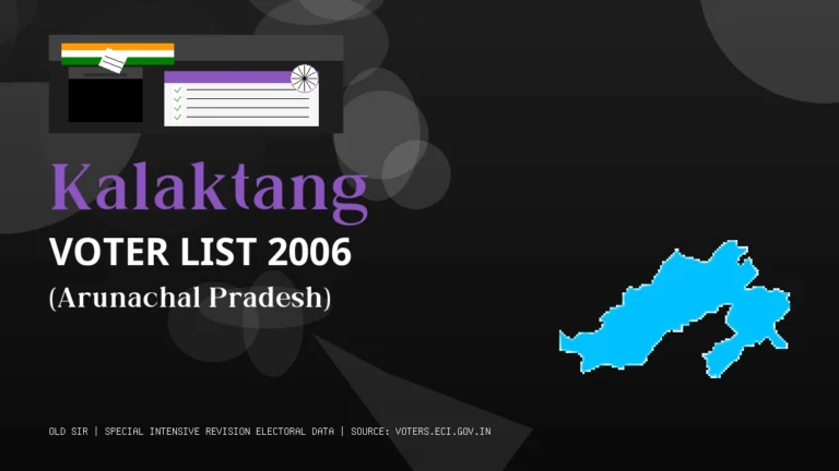 Kalaktang (West Kameng)