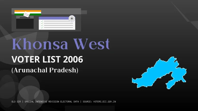 Khonsa West (Tirap)