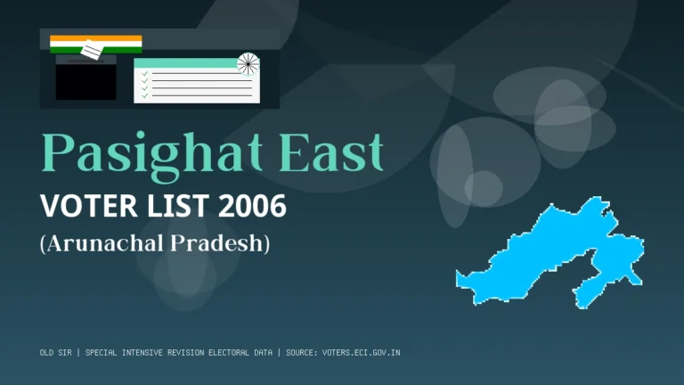 Pasighat East (East Siang)