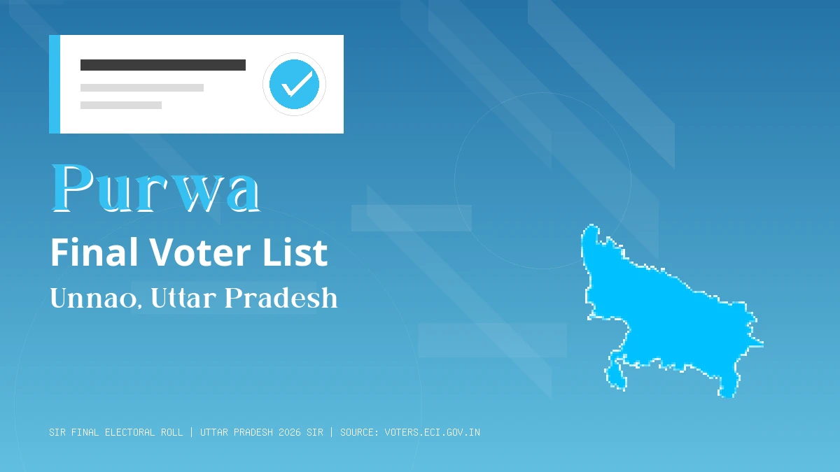 Purwa Final Voter List Uttar Pradesh
