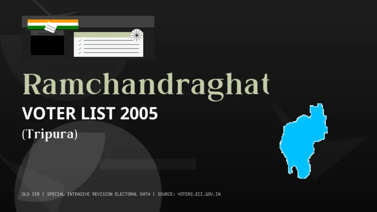 Ramchandraghat (West Tripura)