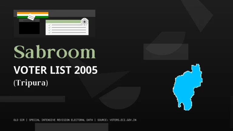 Sabroom (South Tripura)