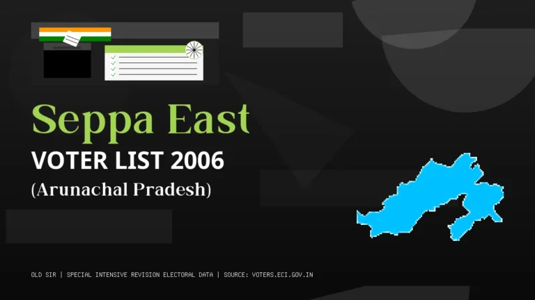 Seppa East (East Kameng)