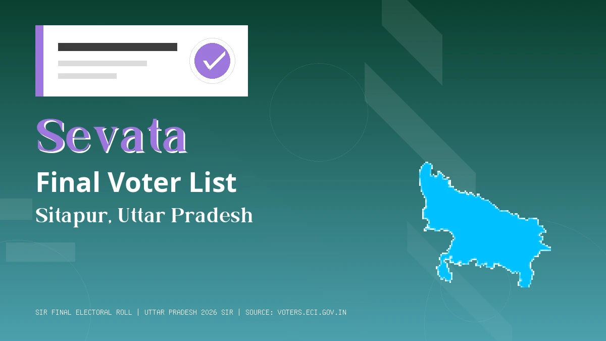 Sevata Final Voter List Uttar Pradesh