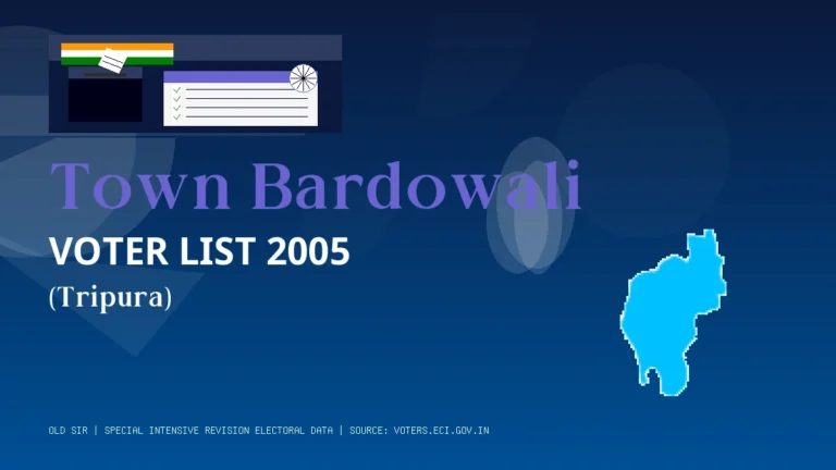 Town Bardowali (West Tripura)