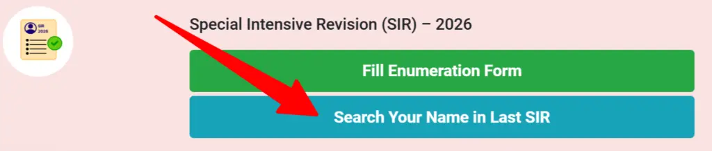 Search Your Name in Last SIR