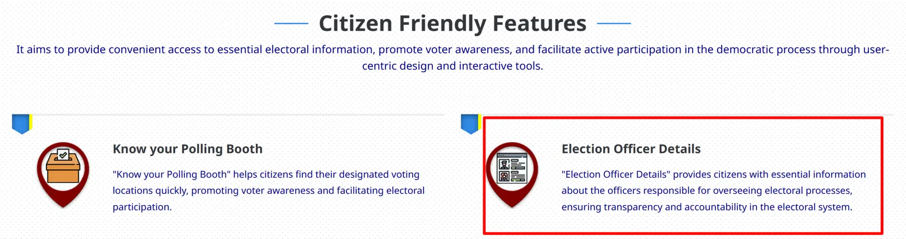 Election Officer Details