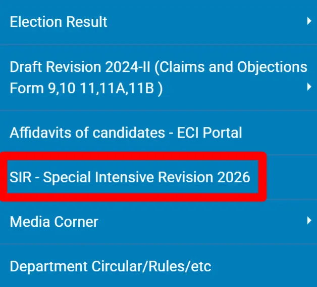 Special Intensive Revision 2026