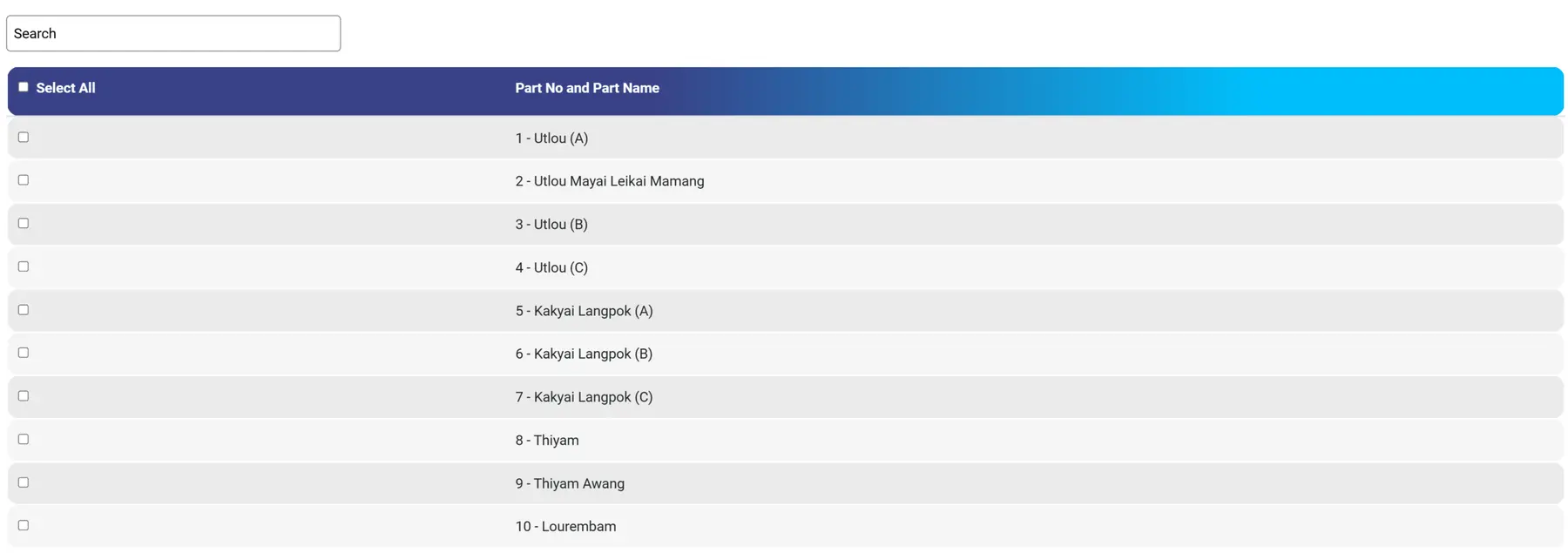 Polling Station wise List