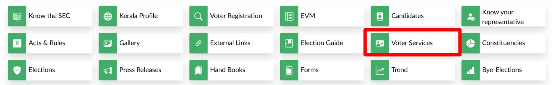Voter Services Link