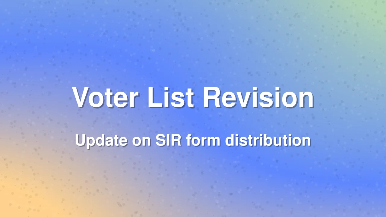 Voter list revision progress in Vizianagaram
