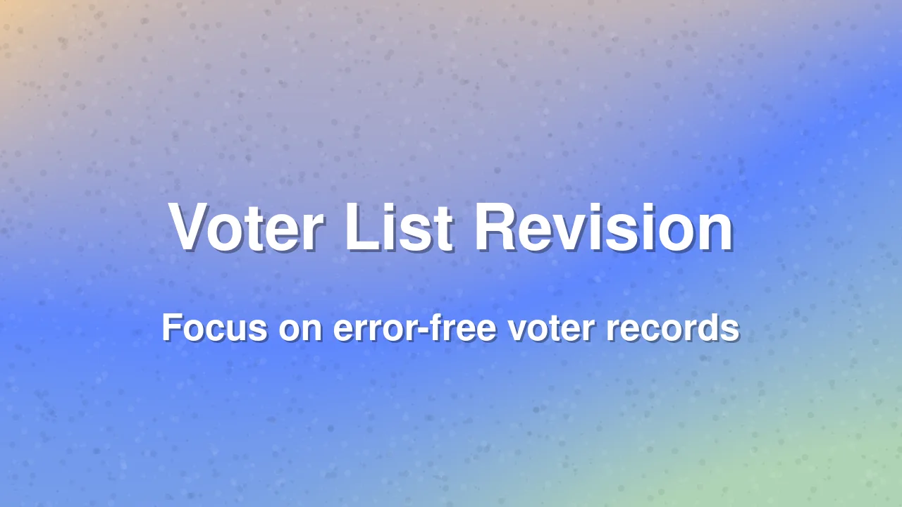 District Administration Focuses on Error-Free Voter Lists in Kabirdham