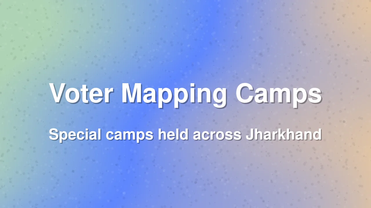 Ranchi lags in voter mapping as Election Commission holds special camps