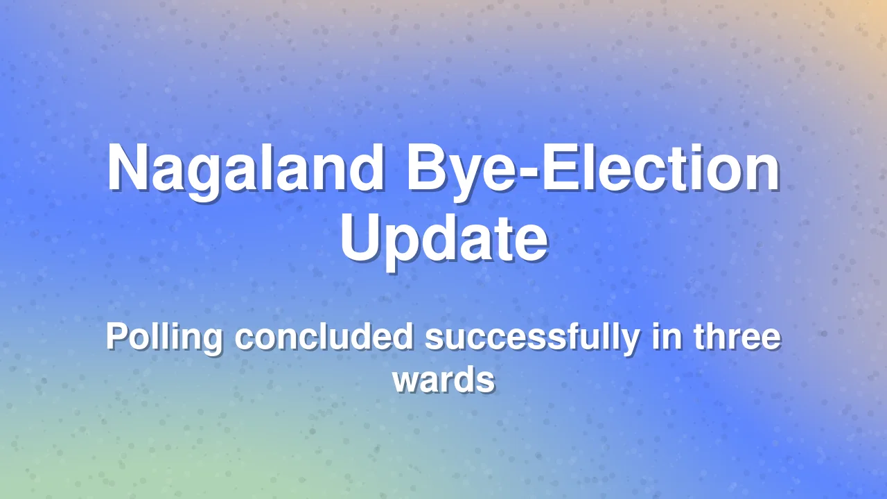 Nagaland Town Council Bye-Election Results Update