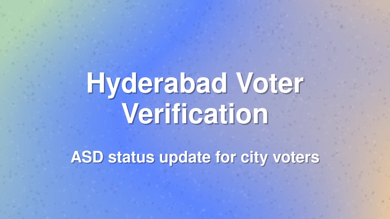 Hyderabad electoral rolls show high ASD count