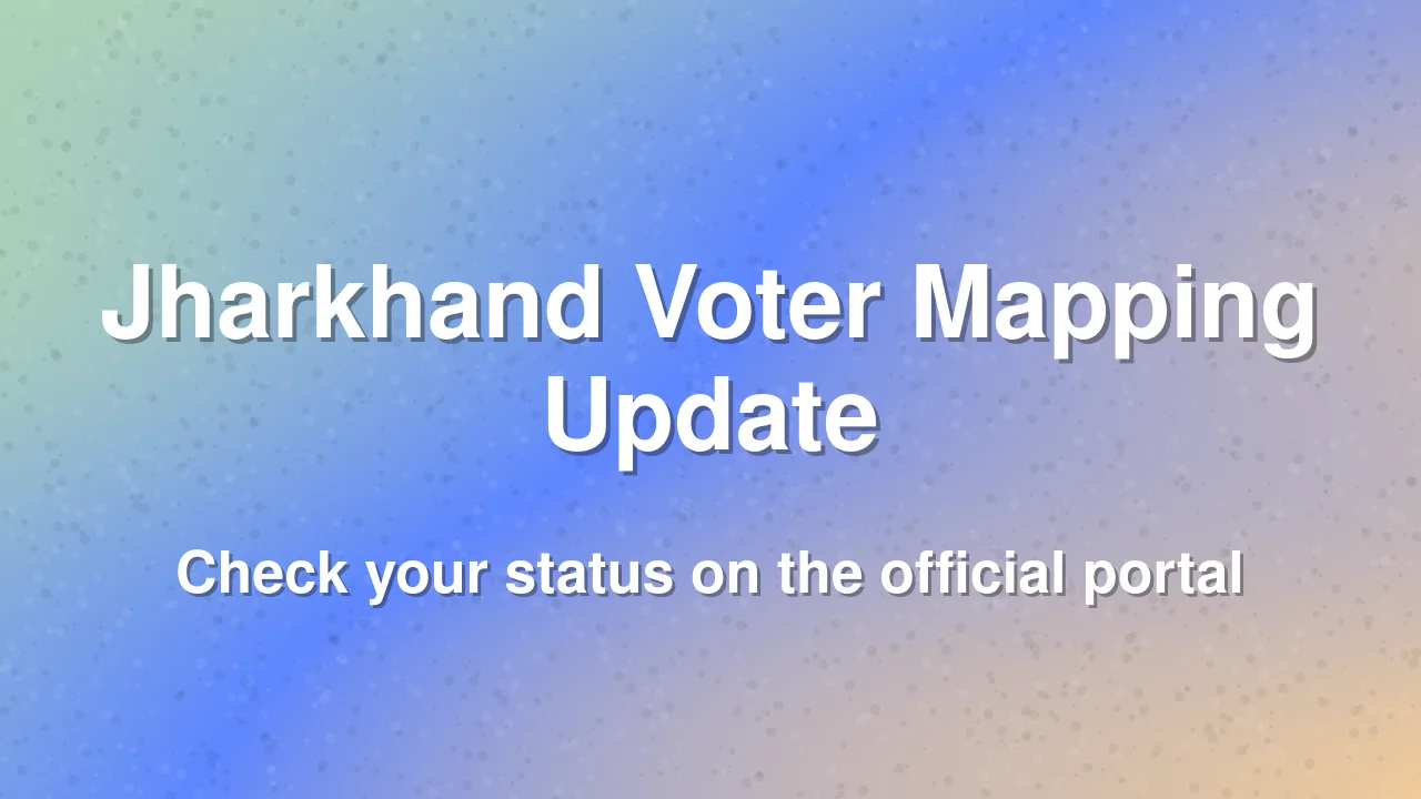Jharkhand CEO Publishes Unmapped Voter List Online
