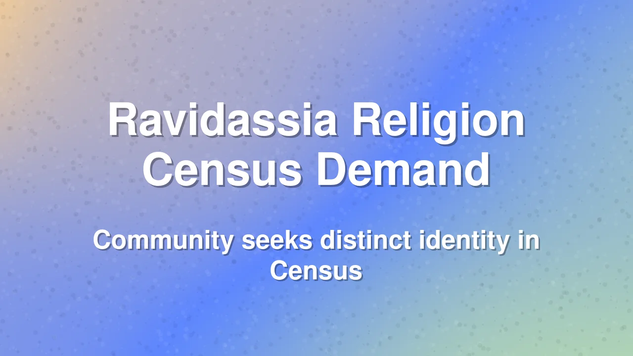 Ravidassia community demands separate Census religion category