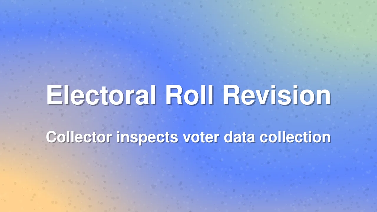 Khammam Collector reviews electoral roll revision process