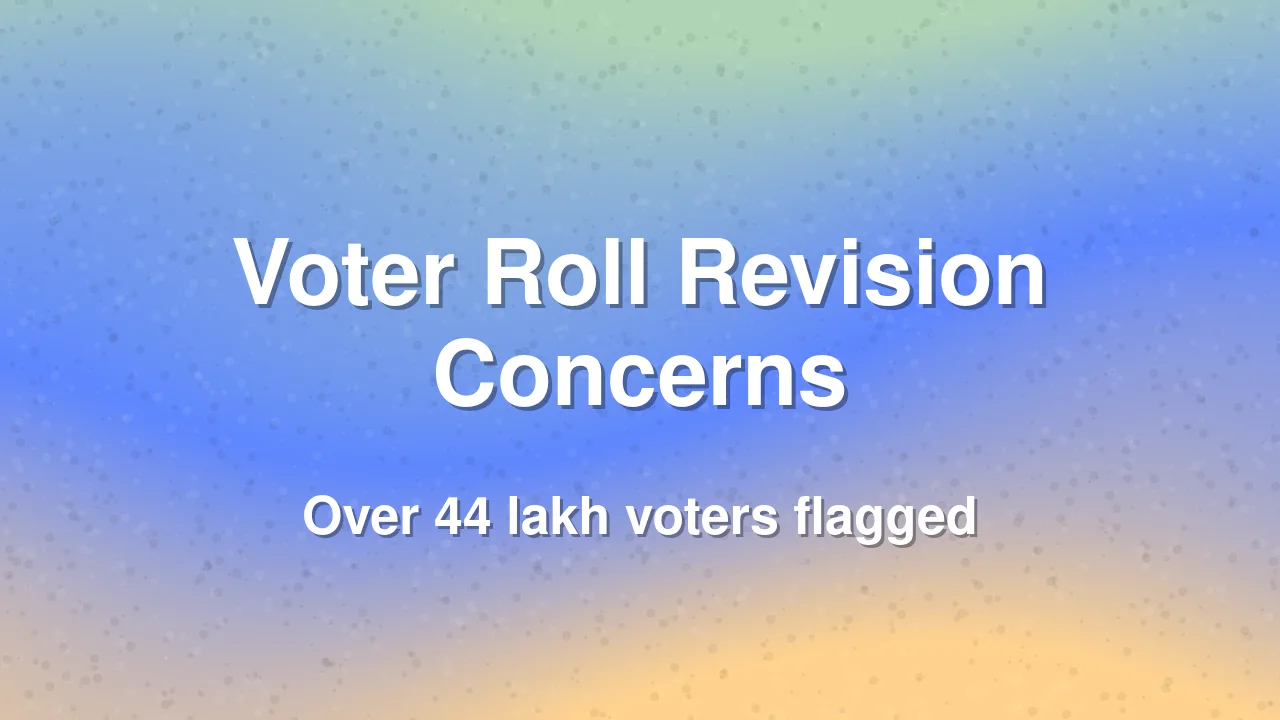 Telangana Voter Roll Revision Raises Concerns Over Mass Deletions