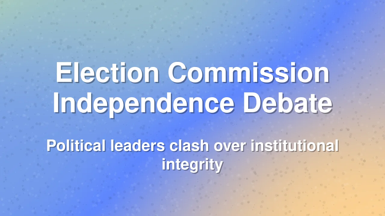 Jairam Ramesh Criticizes Election Commission Independence