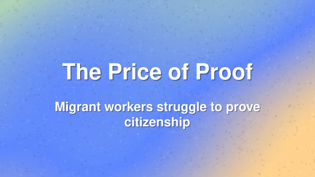The Struggle to Prove Citizenship in India
