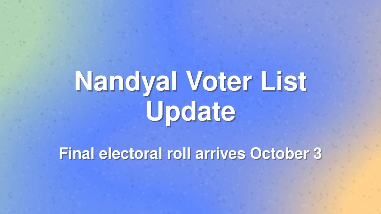 Nandyal electoral roll purification process enters final phase