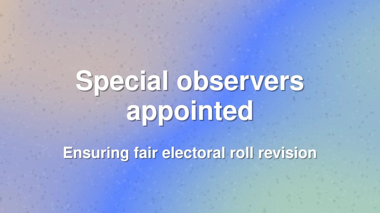 Uttarakhand appoints special observers for electoral roll revision