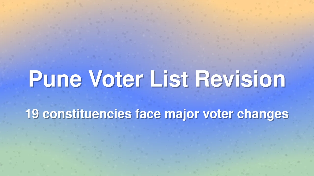 Pune voter list revision sparks political concern