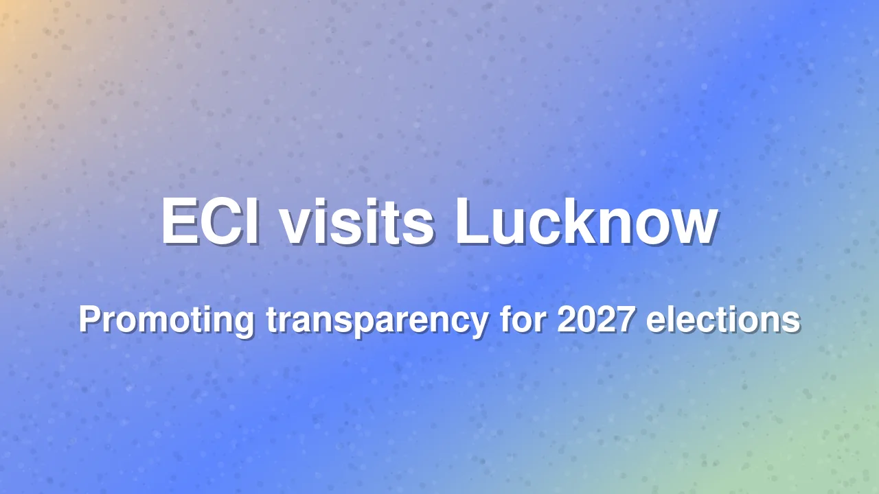 ECI delegation visits Lucknow to boost electoral awareness