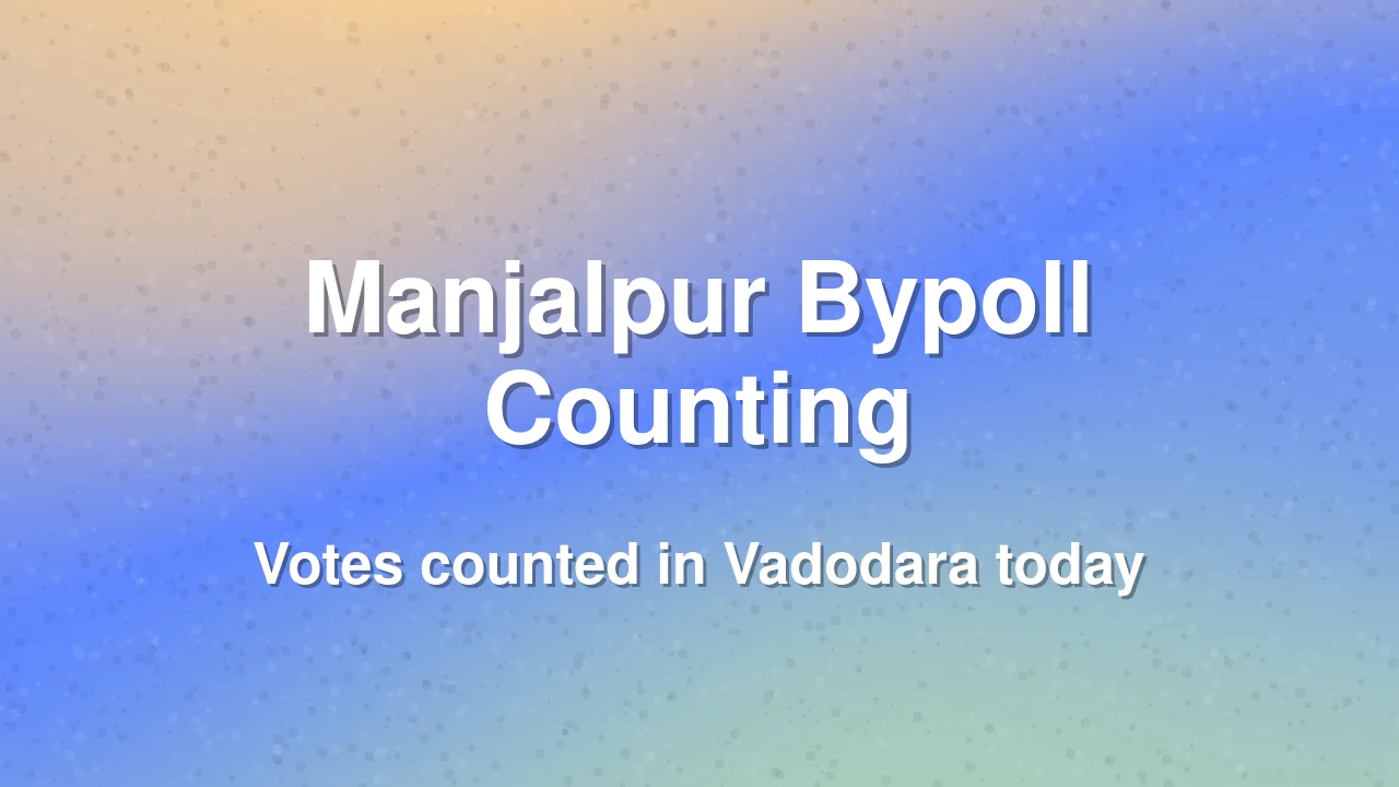 Counting begins for Manjalpur assembly bypoll