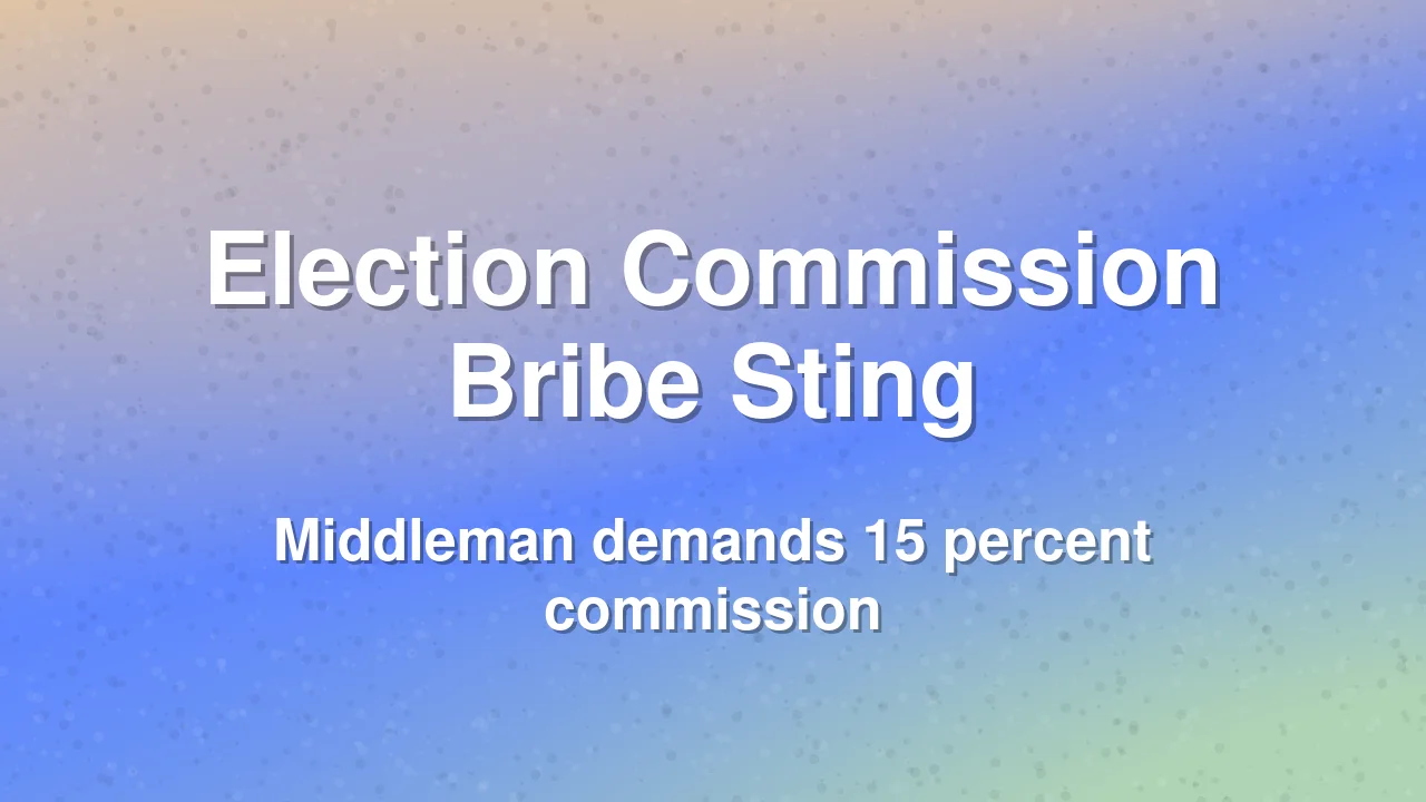 Corruption Allegations Hit Madhya Pradesh Election Commission