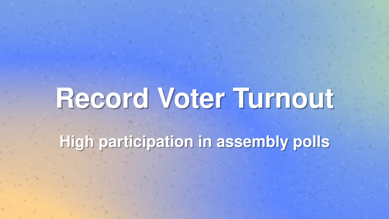 High Voter Turnout Recorded in West Bengal and Tamil Nadu Assembly Elections