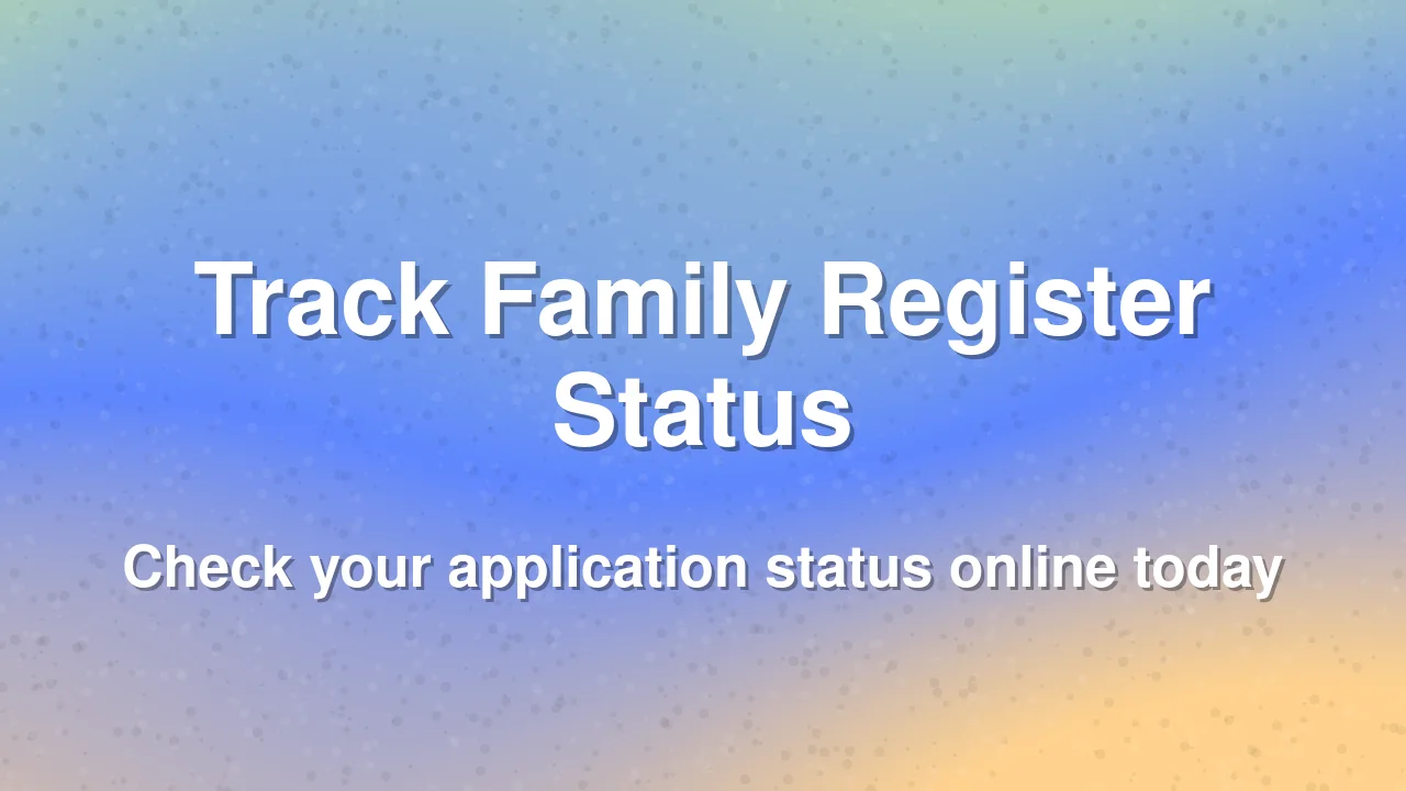 Tracking Your Telangana Family Register Certificate Status