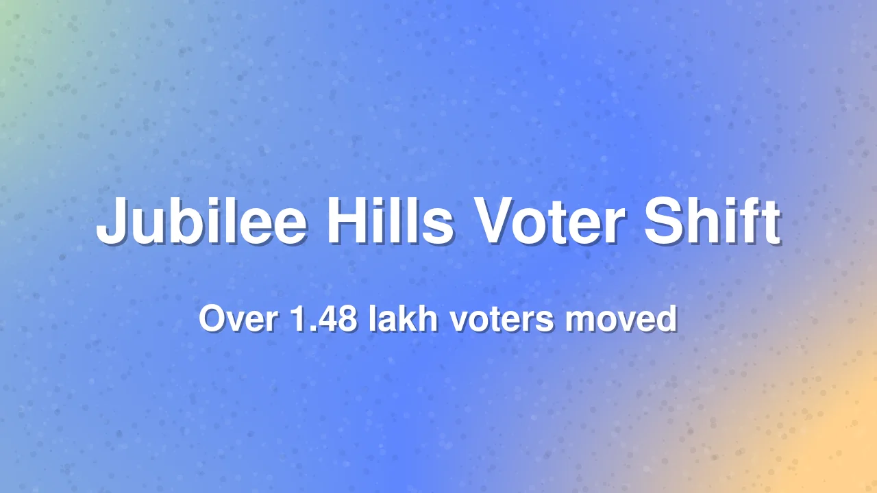 Jubilee Hills Sees Major Voter List Changes