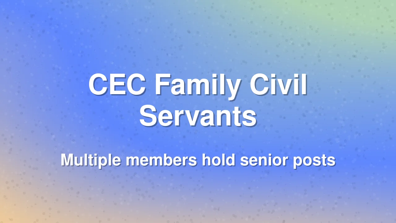 CEC Gyanesh Kumar's Family Has Multiple Civil Servants In Key Posts