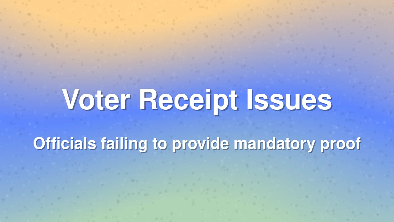 Voters in Hyderabad face issues with missing acknowledgement receipts