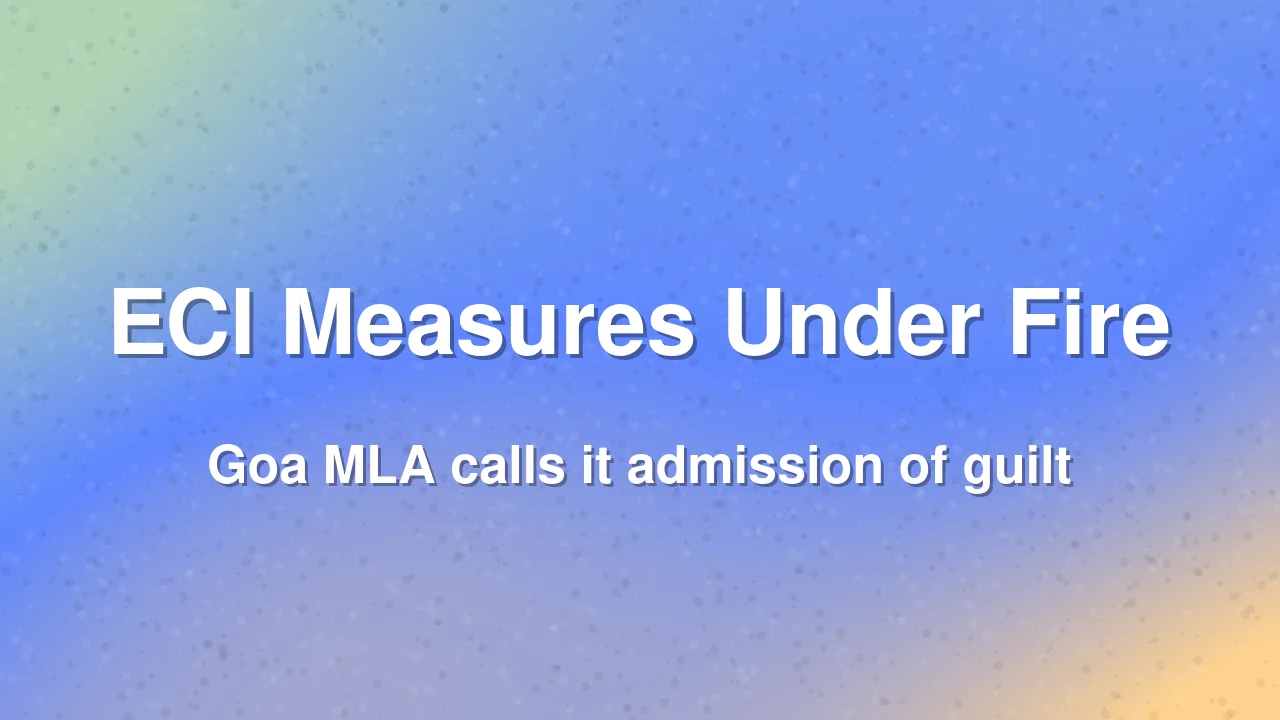 ECI's New Measures Are Admission of Guilt: Adv Carlos
