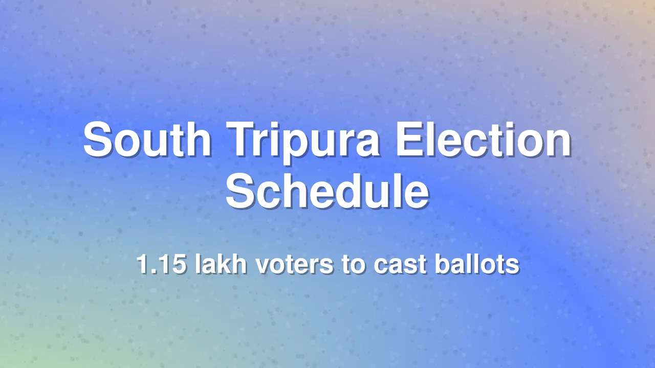 South Tripura Village Committee Elections Announced