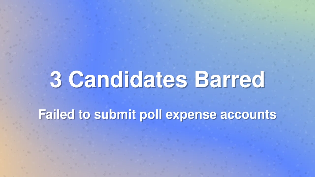 Election Commission Bars 3 Karnataka Candidates for Failing to Submit Poll Expense Accounts