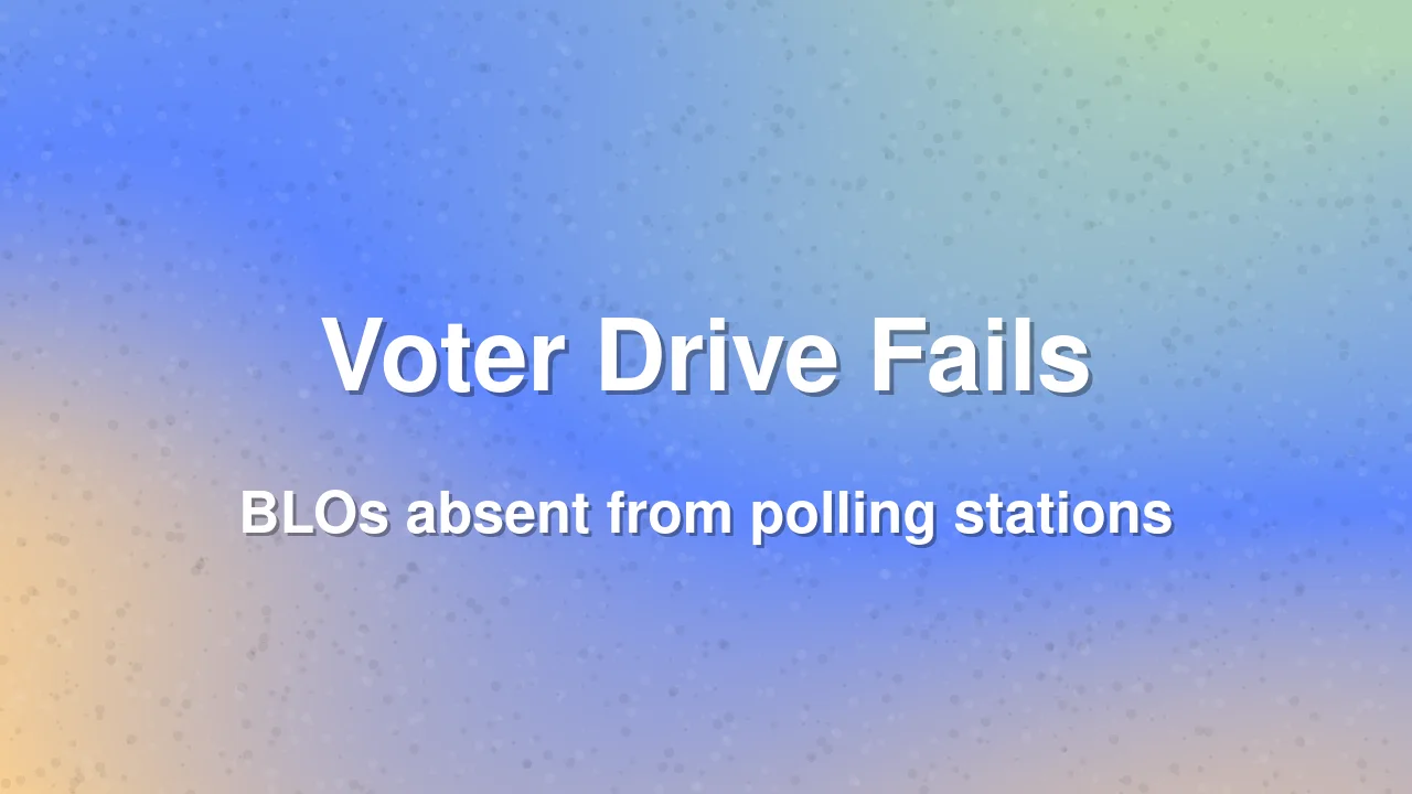 Voter Roll Drive Faces Setbacks in Telangana
