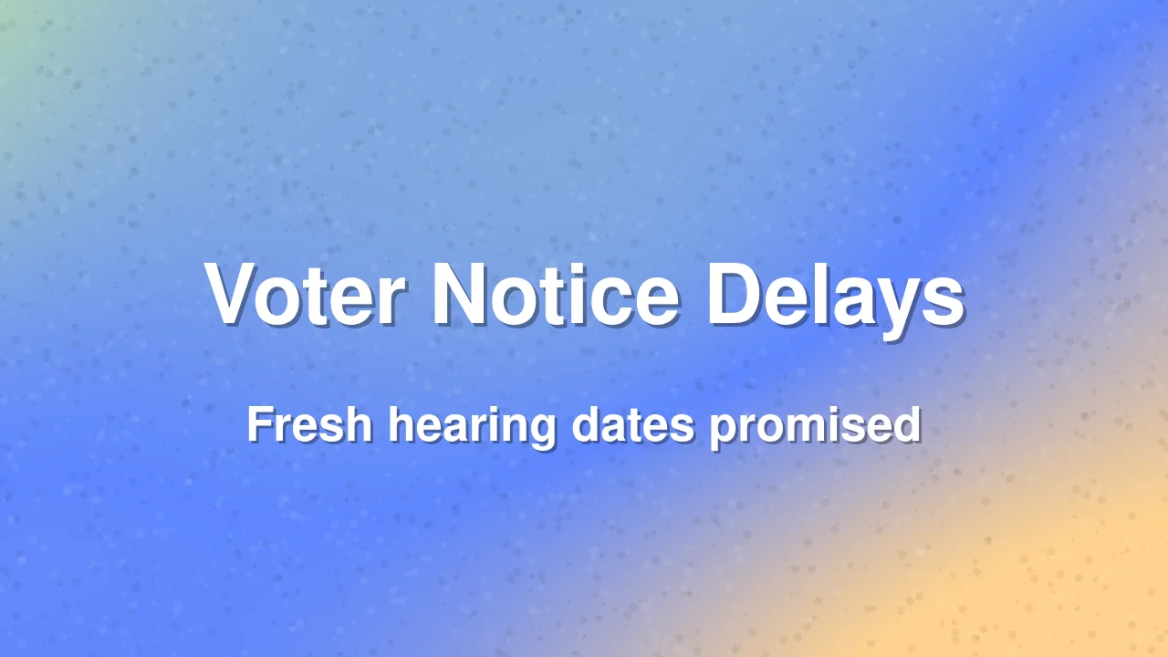 Telangana voters receive notices after hearing dates pass