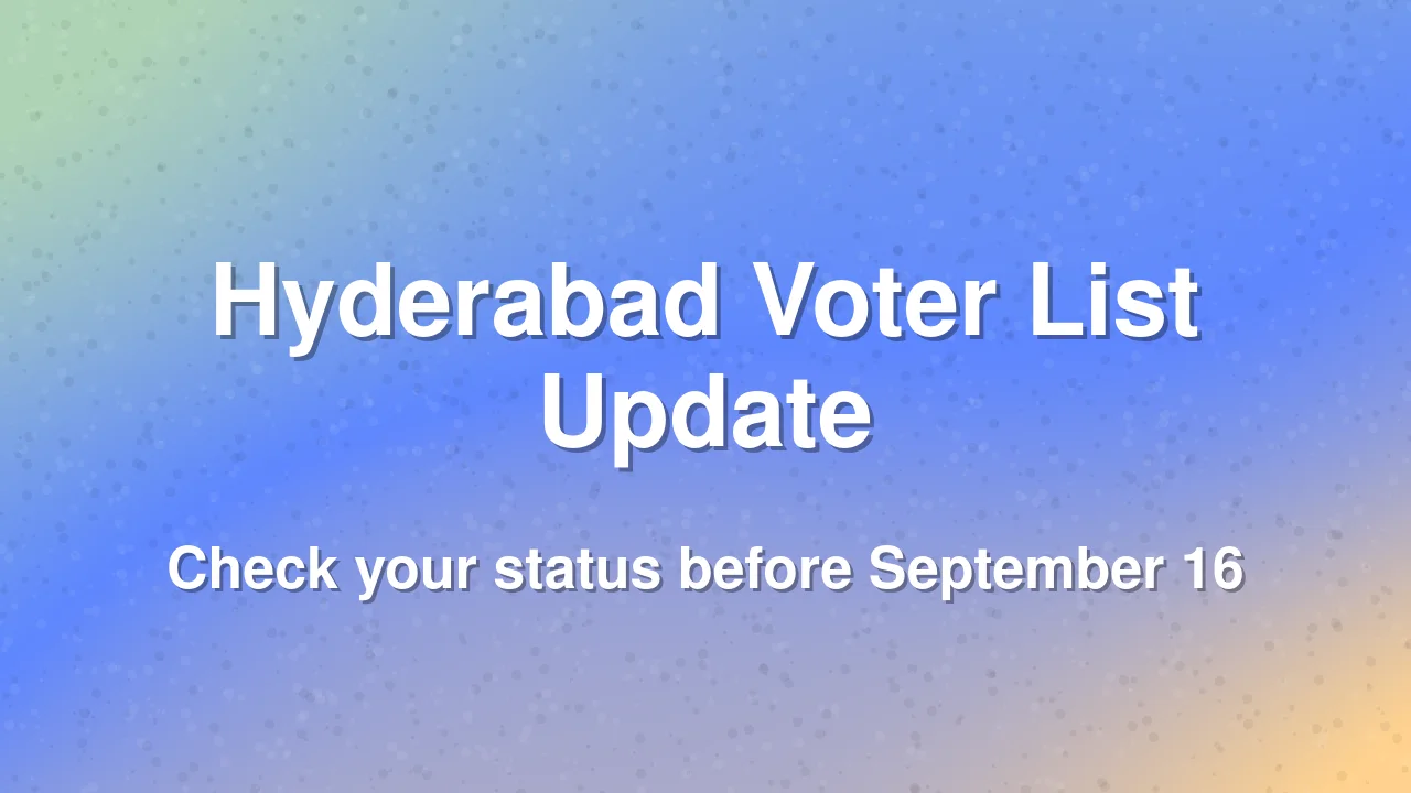 Analysis of Hyderabad Electoral Roll Deletions